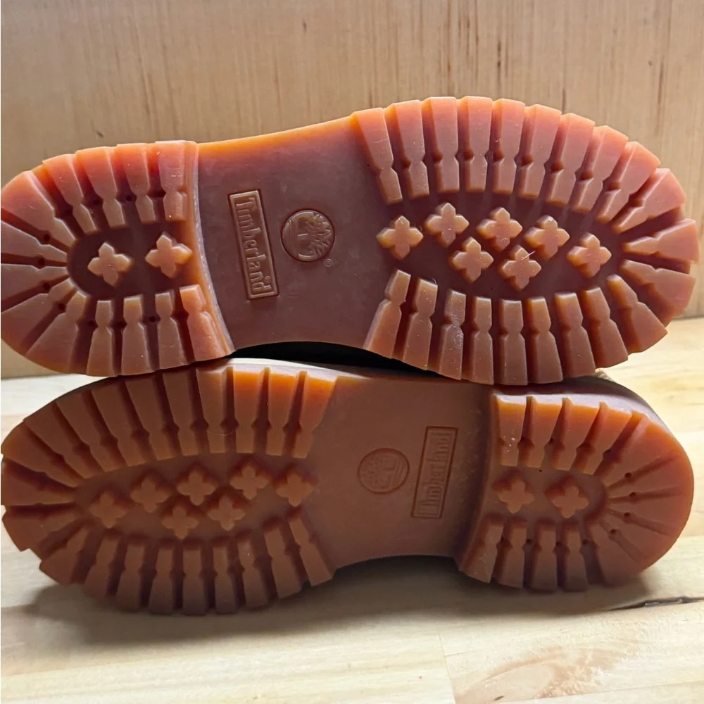 Timberland Wheat Brown Kids Lace-Up Work Boots